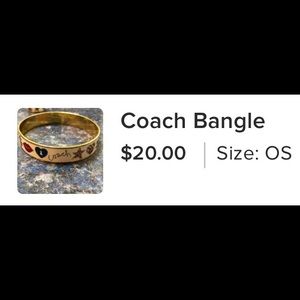 Coach Bangle and Ring